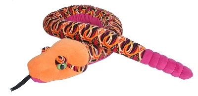 Wild Republic Plush Snake 54 Inches Tribal Orange Stuffed Animal, 54 Inches 3 Wild Republic Plush Snake 54 Inches Tribal Orange Stuffed Animal, 54 Inches