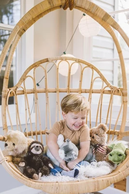 Bearington Collection Socks Plush Stuffed Animal Grey Striped Tabby Cat 15" 7 Bearington Collection Socks Plush Stuffed Animal Grey Striped Tabby Cat 15" - Image 5