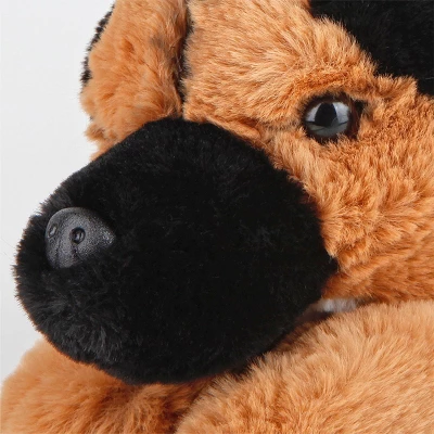 FAO Schwarz German Shepherd Cuddly Ultra-Soft Fur 15" Stuffed Animal 6 FAO Schwarz German Shepherd Cuddly Ultra-Soft Fur 15" Stuffed Animal - Image 4