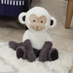 Lambs & Ivy Jungle Party White/Gray Plush Monkey Stuffed Animal Toy - Charlie 10 Lambs & Ivy Jungle Party White/Gray Plush Monkey Stuffed Animal Toy - Charlie -Stuffed Toys Store GUEST b653f199 10ce 40dd a62f 9cfa10ef6199