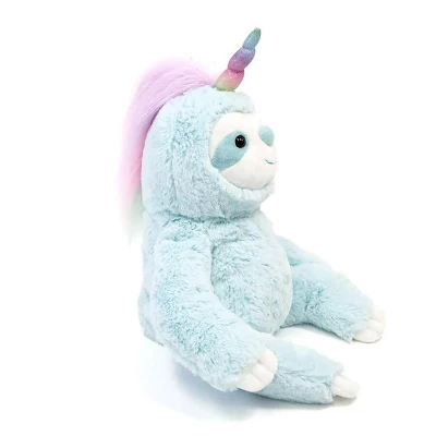 Enesco Dazzle Slothicorn 9 Inch Collectible Plush 4 Enesco Dazzle Slothicorn 9 Inch Collectible Plush - Image 2