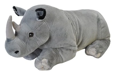 Wild Republic Cuddlekins Jumbo Rhino Stuffed Animal, 30 Inches 3 Wild Republic Cuddlekins Jumbo Rhino Stuffed Animal, 30 Inches