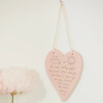 DEMDACO Poetic Threads Bear - Girl 17 Inch - Pink 8 DEMDACO Poetic Threads Bear - Girl 17 Inch - Pink - Image 6