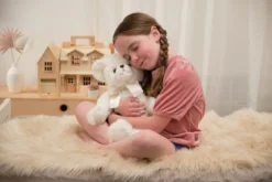 Bearington Aspen White Plush Stuffed Animal Teddy Bear, 15.5 Inches -Stuffed Toys Store GUEST bfb55816 23f4 4c98 bba1 0a379ce6deba