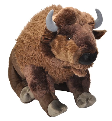 Wild Republic Cuddlekins Jumbo Bison Stuffed Animal, 30 Inches 3 Wild Republic Cuddlekins Jumbo Bison Stuffed Animal, 30 Inches