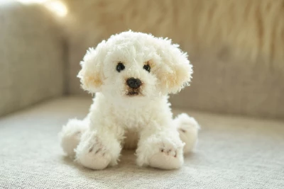 Bearington Lil' Bisquit Plush Labradoodle Stuffed Animal Puppy Dog, 6.5 Inch 4 Bearington Lil' Bisquit Plush Labradoodle Stuffed Animal Puppy Dog, 6.5 Inch - Image 2