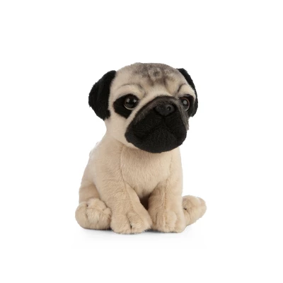 Living Nature Pug Puppy Plush Toy 3 Living Nature Pug Puppy Plush Toy