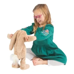 Manhattan Toy Willow The Coffee & Beige Snuggle Bunnies 12" Stuffed Animal With Embroidered Accents -Stuffed Toys Store GUEST d073e6a6 3921 4b03 a1d4 654373bb096f