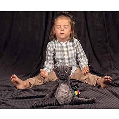 TriAction Toys Les Deglingos Originals Plush Animal | Namastou The Otter 4 TriAction Toys Les Deglingos Originals Plush Animal | Namastou The Otter - Image 2