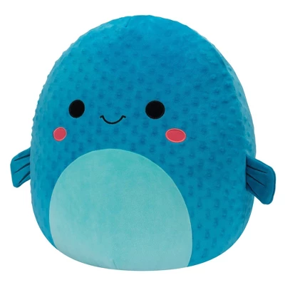 Squishmallows 16" Refalo The Blue Pufferfish Plush Toy 3 Squishmallows 16" Refalo The Blue Pufferfish Plush Toy