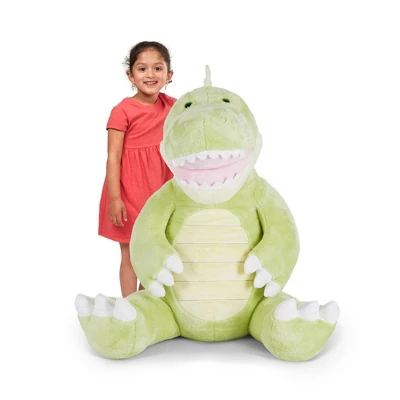Melissa & Doug Jumbo Gentle Dinosaur Stuffed Animal 5 Melissa & Doug Jumbo Gentle Dinosaur Stuffed Animal - Image 3