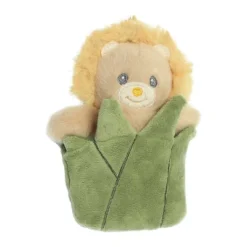 Ebba Small Leo Lion Pocket Peekers Playful Baby Stuffed Animal Yellow 5.5"