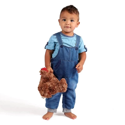 Manhattan Toy Stuffed Animal Chicken Plush Toy, Megg 4 Manhattan Toy Stuffed Animal Chicken Plush Toy, Megg - Image 2