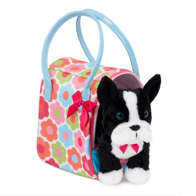 Pucci Pups Classic Glam Bag & Boston Terrier Pup Stuffed Animal 3 Pucci Pups Classic Glam Bag & Boston Terrier Pup Stuffed Animal