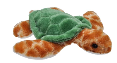 Wild Republic Ecokins Mini Sea Turtle Stuffed Animal, 8 Inches 3 Wild Republic Ecokins Mini Sea Turtle Stuffed Animal, 8 Inches