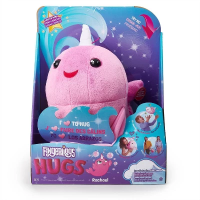 Fingerlings HUGS - Rachel (Pink Glitter) - Interactive Plush Narwhal - By WowWee 7 Fingerlings HUGS - Rachel (Pink Glitter) - Interactive Plush Narwhal - By WowWee - Image 5