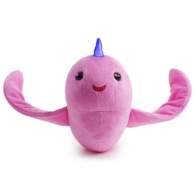 Fingerlings HUGS - Rachel (Pink Glitter) - Interactive Plush Narwhal - By WowWee 4 Fingerlings HUGS - Rachel (Pink Glitter) - Interactive Plush Narwhal - By WowWee - Image 2