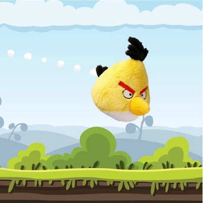 Mighty Mojo Angry Birds Chuck Yellow Bird Plush Doll 9 3 Mighty Mojo Angry Birds Chuck Yellow Bird Plush Doll 9
