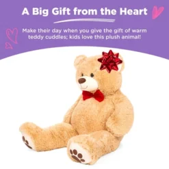 Best Choice Products 38in Giant Soft Plush Teddy Bear Stuffed Animal Toy W/ Bow Tie, Footprints 11 Best Choice Products 38in Giant Soft Plush Teddy Bear Stuffed Animal Toy W/ Bow Tie, Footprints -Stuffed Toys Store GUEST eabac7d7 a933 4a21 af1e 80c0c4b5043f