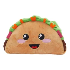 Smiley Soft Taco Stuffed Animal, Comfort Food Plush Toys For Gifts, Collectibles (Brown, 10 In) -Stuffed Toys Store GUEST f064ba12 08de 450b ae03 8df4131fdf9a