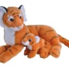 Wild Republic Mom & Baby Tiger Stuffed Animal, 12 Inches