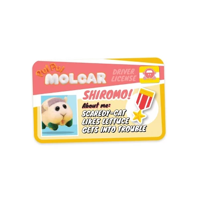 MGA Entertainment Pui Pui Molcar 16" Shiromo - Ultrasoft Stuffed Animal Large Plush Toy 6 MGA Entertainment Pui Pui Molcar 16" Shiromo - Ultrasoft Stuffed Animal Large Plush Toy - Image 4
