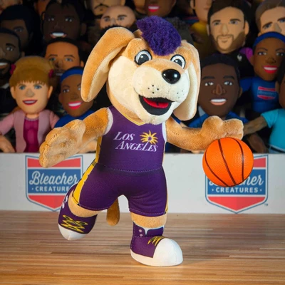 Bleacher Creatures Los Angeles Sparks Sparky 10" Mascot Plush Figure 6 Bleacher Creatures Los Angeles Sparks Sparky 10" Mascot Plush Figure - Image 5