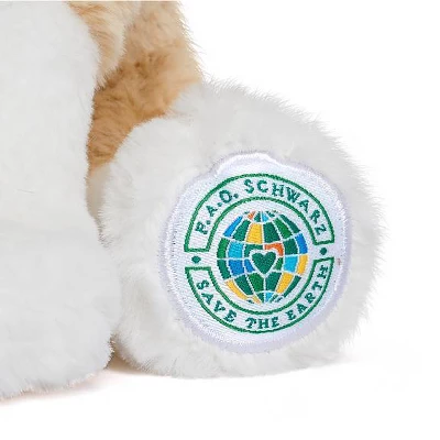 FAO Schwarz 10" Planet Love Recycled Bottle Fennic Fox Toy Plush 9 FAO Schwarz 10" Planet Love Recycled Bottle Fennic Fox Toy Plush - Image 7