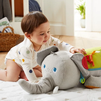 HABA Discovery Elephant - Oversized Plush Sensory Activity Toy For Baby Nursery's - Ages 6 Months + 8 HABA Discovery Elephant - Oversized Plush Sensory Activity Toy For Baby Nursery's - Ages 6 Months + - Image 6